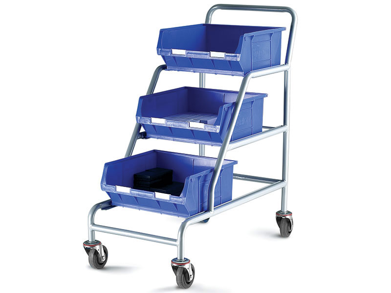 Buy Angled Picking Trolleys with Parts Bins | Free Delivery