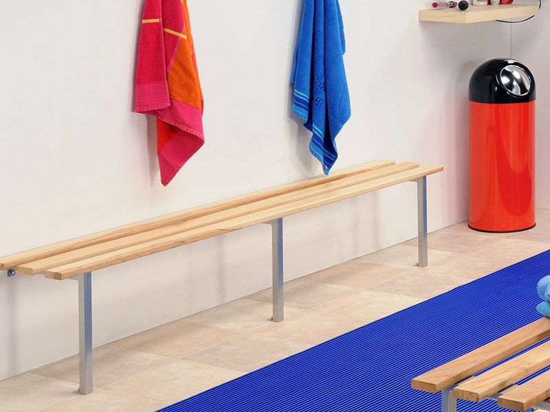 Changing Room Wall Mounted Bench Seating | Free Delivery