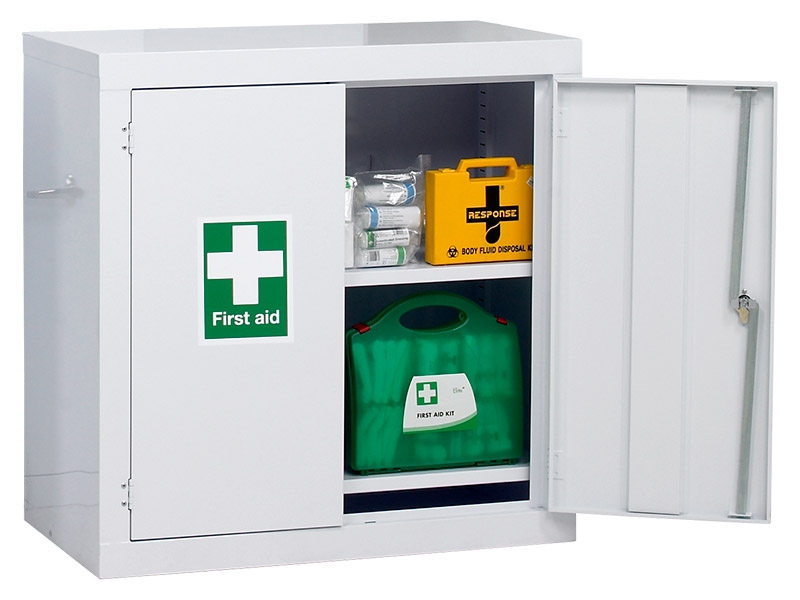 Industrial First Aid Floor Cabinet (915x915x457mm) | Free Delivery