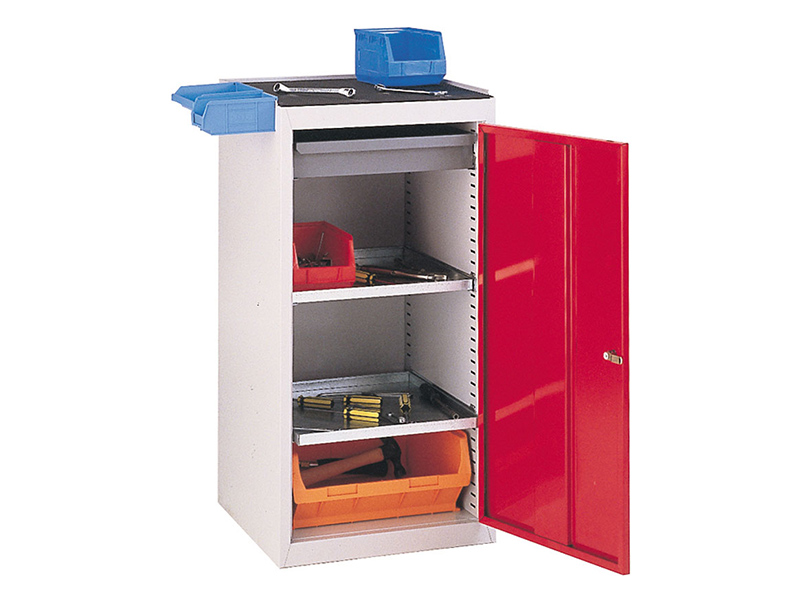 Single Door Workshop Cupboard, 1 Drawer, 2 Shelves | Free Delivery