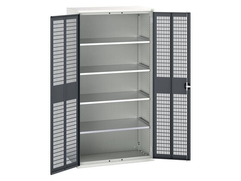 Vented Storage Cupboard (Light Grey / Anthracite Grey)