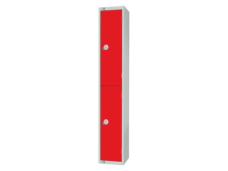 Work Lockers (2 Door, Red)