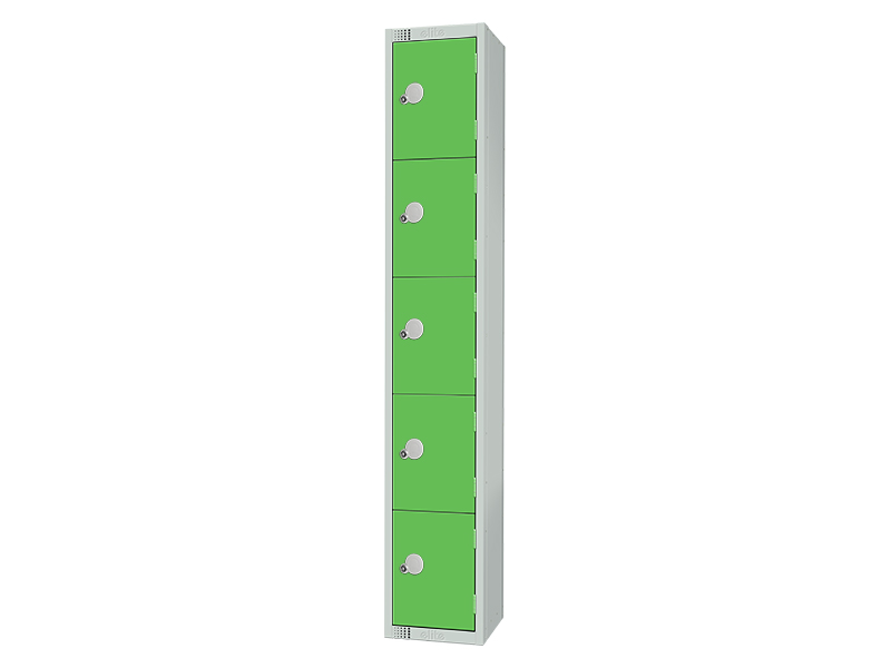 Handbag Lockers (5 Door, Green)