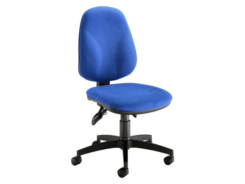 Fabric Operator Chair (Royal Blue, None)