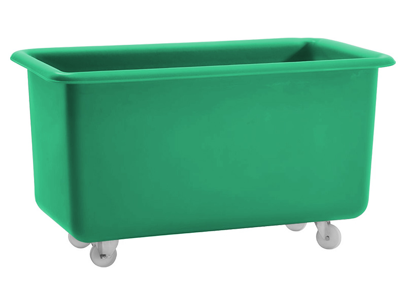 Plastic Tub on Wheels (455L, Green)