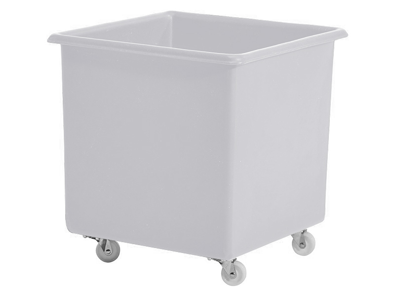 Plastic Tub on Wheels (72L, White)