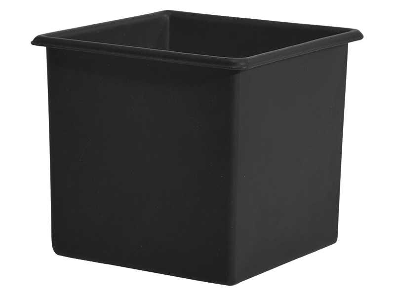 Small Plastic Tanks (72L, Recycled Polyethylene, Black)