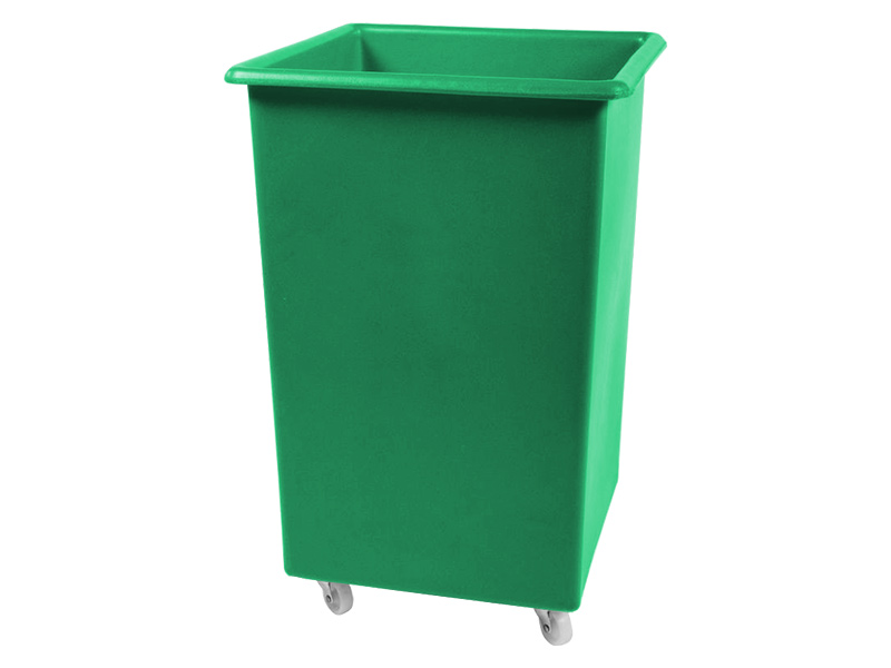 Plastic Tub on Wheels (118L, Green)