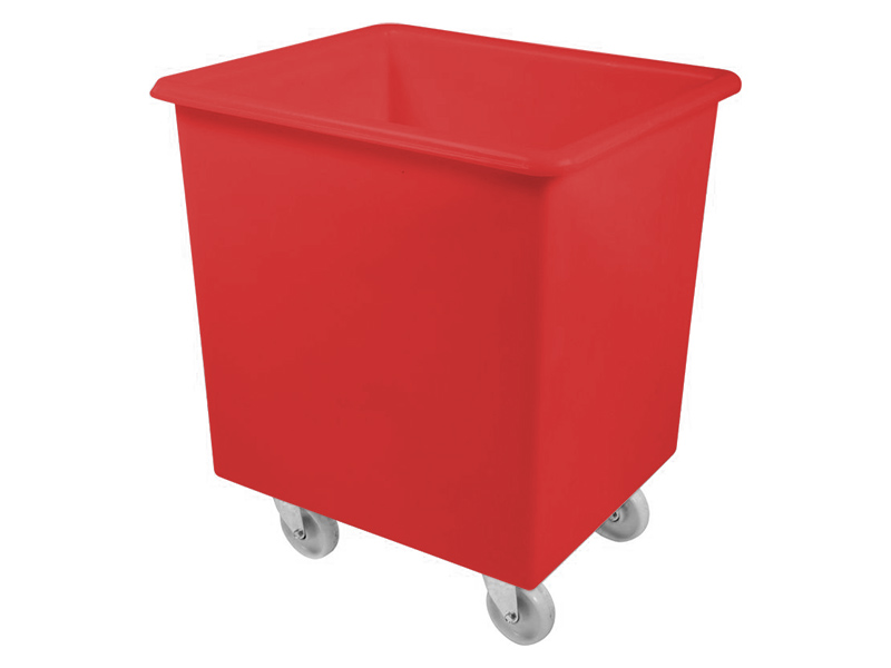 Plastic Tub on Wheels (135L, Red)