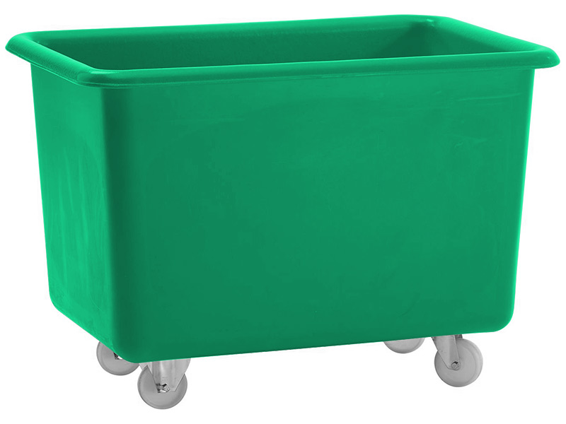 Plastic Tub on Wheels (320L, Green)