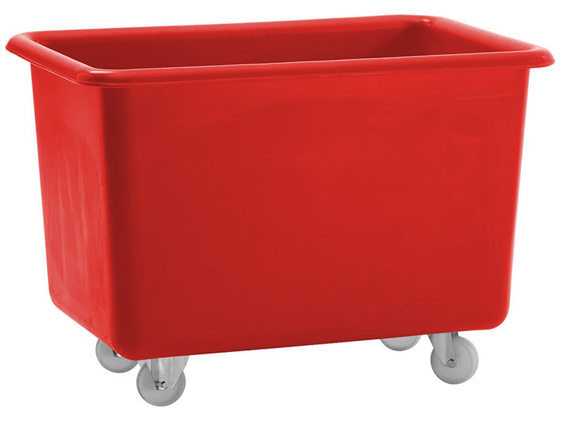 Plastic Tub on Wheels (320L, Red)