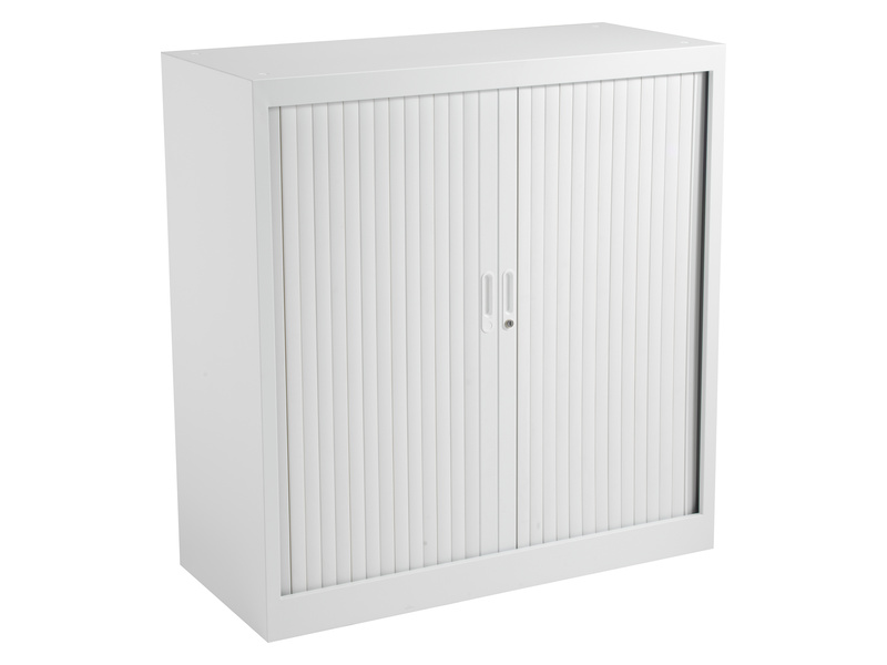 Tambour Cabinet (White)