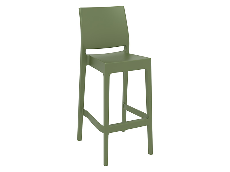 Maya Bar Stool (Olive Green)