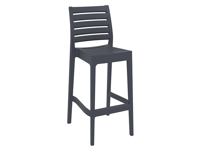 Ares Bar Stool (Dark Grey)