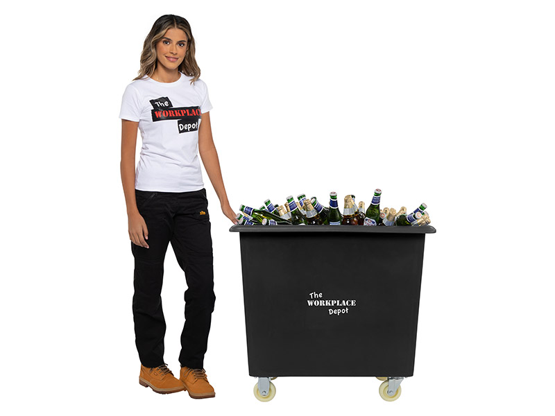 Medium Bottle Skip (200L, Black)