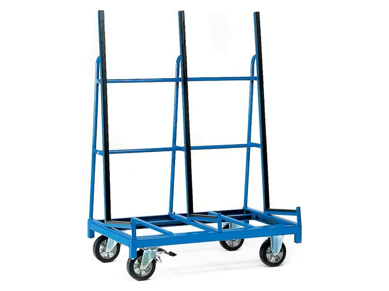 1 Sided Upright Support Sheet Material Trolley | Free Delivery