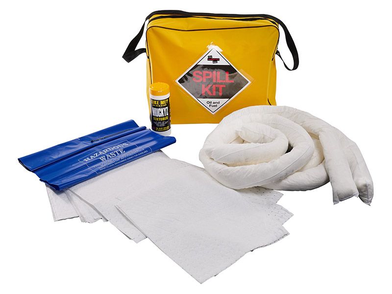 50L Oil & Fuel Spill Kit in PVC Shoulder Bag