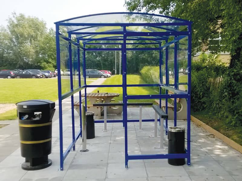 Enclosed Smoking Shelter | Free Delivery