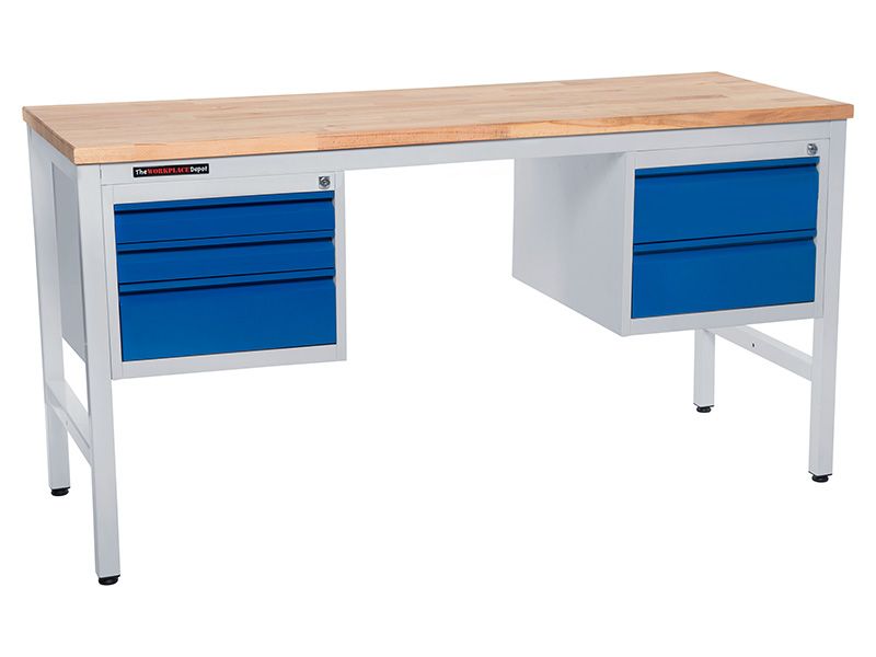 Industrial Workbench with Storage