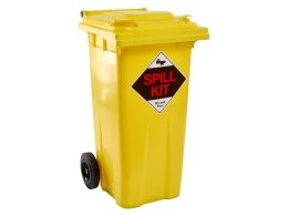 120L Oil & Fuel Spill Kit in Wheelie-bin