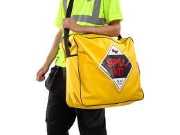 50L Oil & Fuel Spill Kit in PVC Shoulder Bag