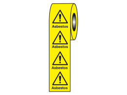 "Asbestos" Labels on a Roll