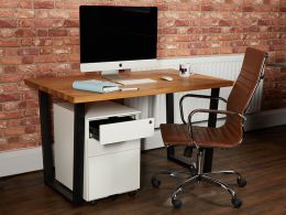 Desk High Pedestal