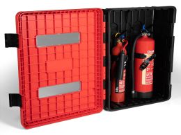 Double Fire Extinguisher Cabinet