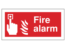 "Fire Alarm" Fire Safety Equipment Sign