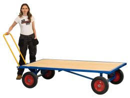 Flatbed Turntable Trolley