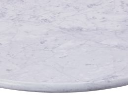 Forza Solid Marble Round Dining Height Table