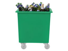 Glass Bottle Bin