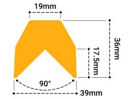 L Shaped Protection Foam