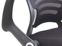 Mesh Office Chair With Folding Arms