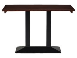 Quattro Pyramid Twin Base Dining Height Table