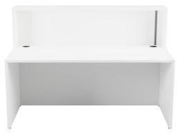 White Reception Desk