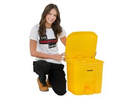 Yellow Pedal Bin