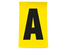 Yellow Self Adhesive Numbers & Letters