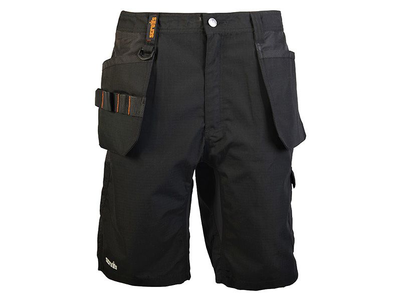 Black Stretch Holster Shorts