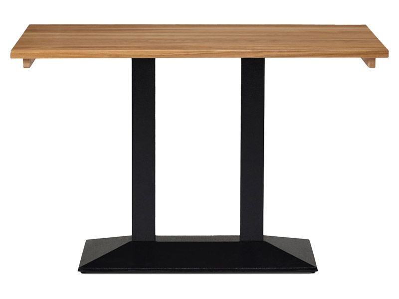 Quattro Pyramid Twin Base Dining Height Table