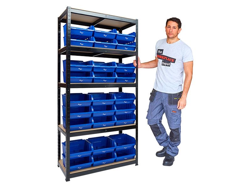 Shelf Unit with Bins