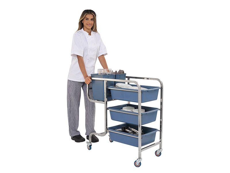 Stainless Steel Bussing Trolley