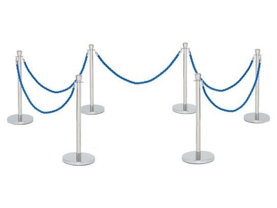 Rope and Post Barrier