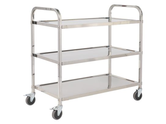 Stainless Steel Service Trolley