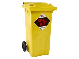 120L Chemical Spill Kit in Wheelie-bin