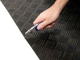 Chequered Rubber Matting Roll