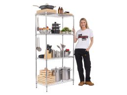 Chrome Shelving Unit