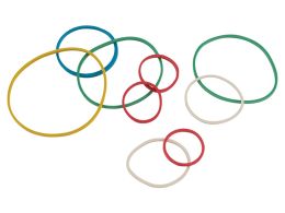 Coloured Elastic Bands