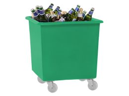 Glass Bottle Bin