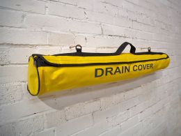 Heavy Weight Drain Cover with Wall Mountable Holdall